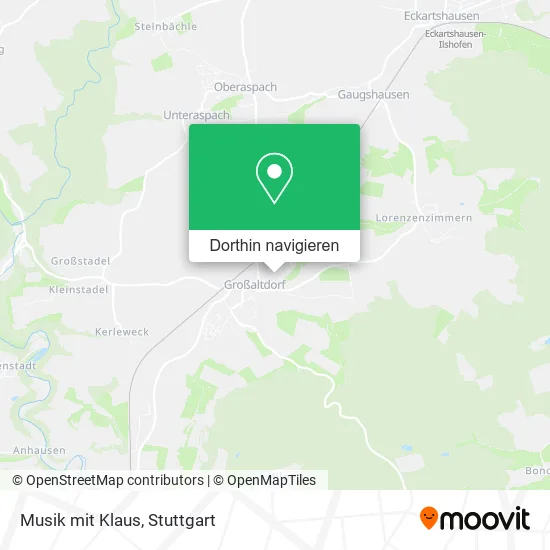 Musik mit Klaus Karte