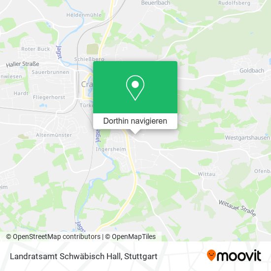 Landratsamt Schwäbisch Hall Karte