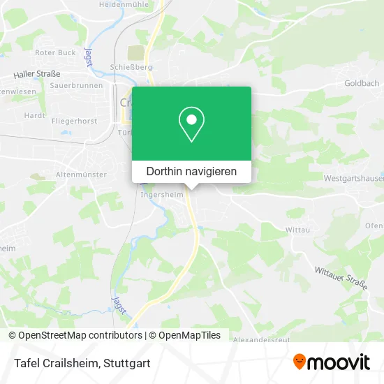 Tafel Crailsheim Karte