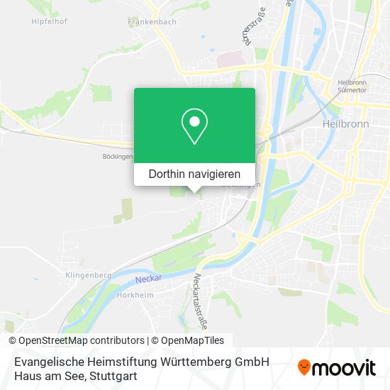 Evangelische Heimstiftung Württemberg GmbH Haus am See Karte