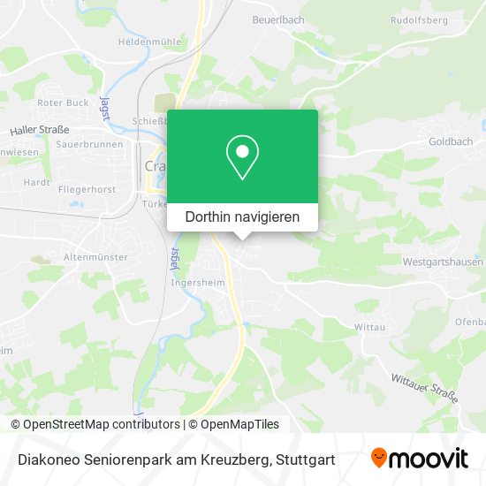 Diakoneo Seniorenpark am Kreuzberg Karte