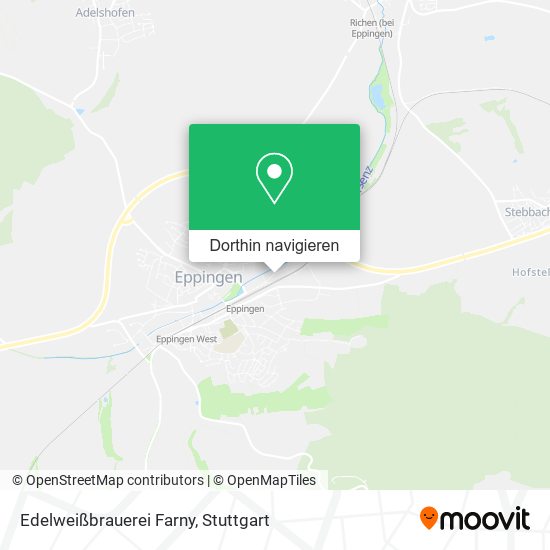Edelweißbrauerei Farny Karte