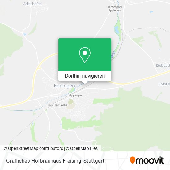 Gräfliches Hofbrauhaus Freising Karte