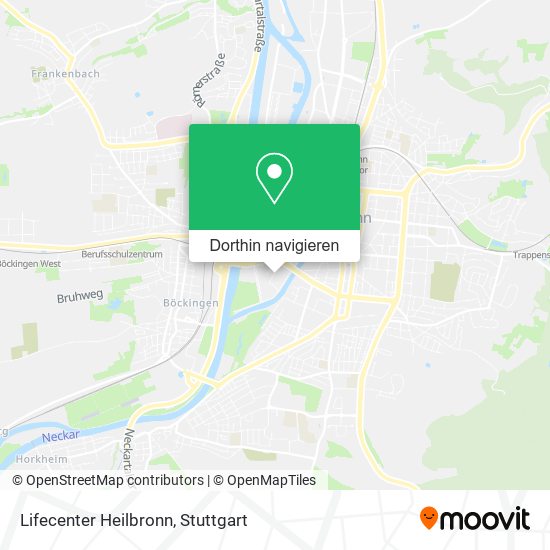 Lifecenter Heilbronn Karte