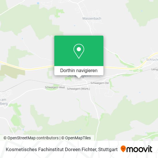 Kosmetisches Fachinstitut Doreen Fichter Karte