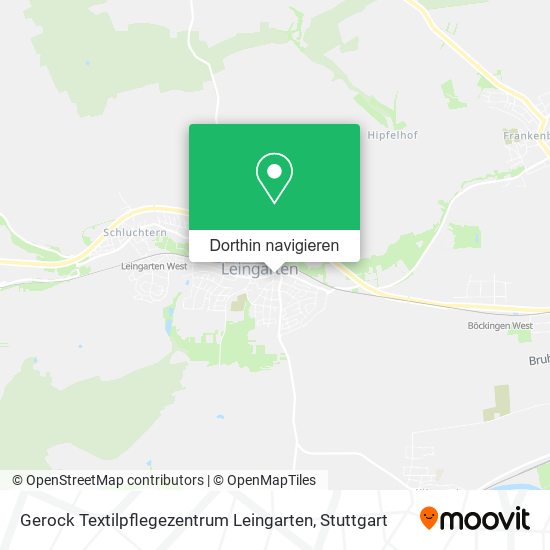Gerock Textilpflegezentrum Leingarten Karte