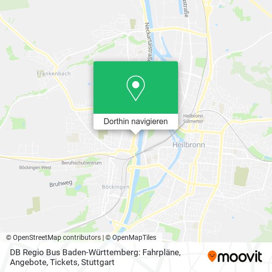 DB Regio Bus Baden-Württemberg: Fahrpläne, Angebote, Tickets Karte