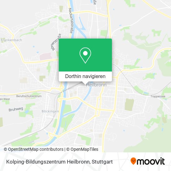 Kolping-Bildungszentrum Heilbronn Karte