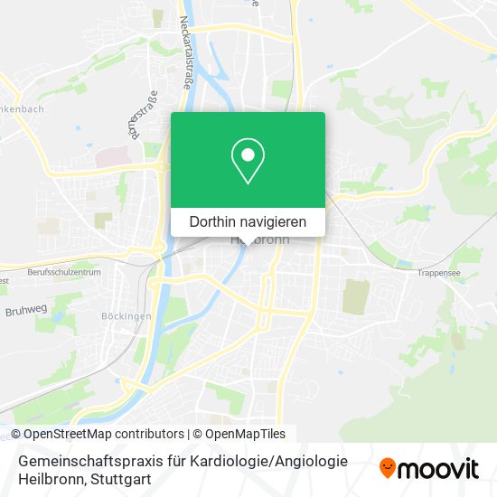 Gemeinschaftspraxis für Kardiologie / Angiologie Heilbronn Karte