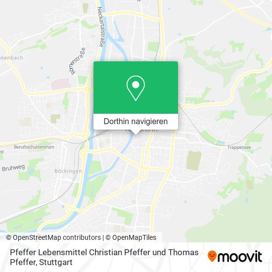 Pfeffer Lebensmittel Christian Pfeffer und Thomas Pfeffer Karte