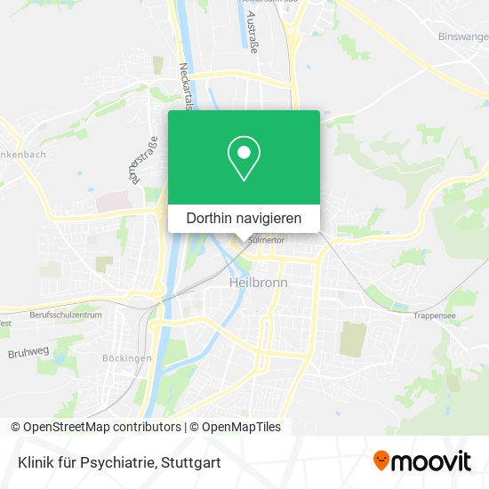 Klinik für Psychiatrie Karte