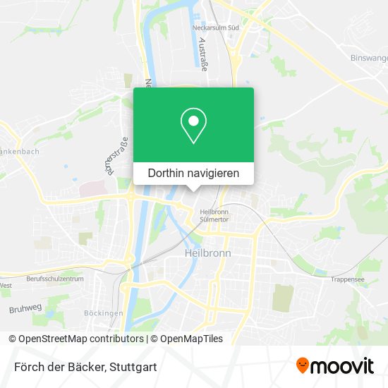 Förch der Bäcker Karte