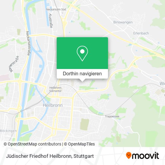 Jüdischer Friedhof Heilbronn Karte