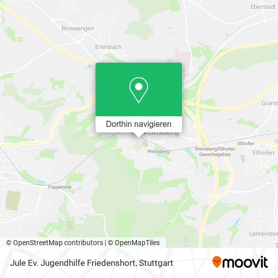 Jule Ev. Jugendhilfe Friedenshort Karte