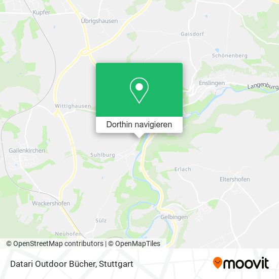 Datari Outdoor Bücher Karte