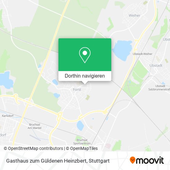 Gasthaus zum Güldenen Heinzbert Karte