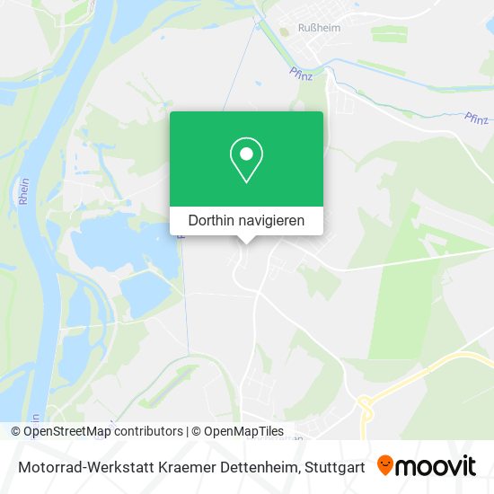 Motorrad-Werkstatt Kraemer Dettenheim Karte