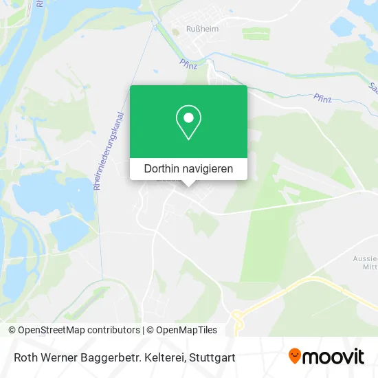 Roth Werner Baggerbetr. Kelterei Karte