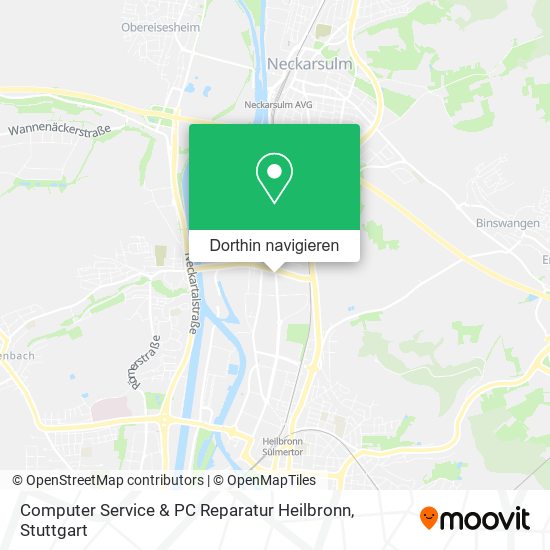 Computer Service & PC Reparatur Heilbronn Karte