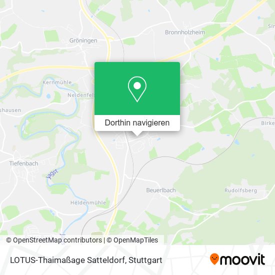 LOTUS-Thaimaßage Satteldorf Karte