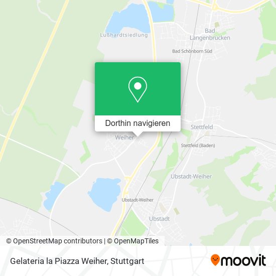 Gelateria la Piazza Weiher Karte