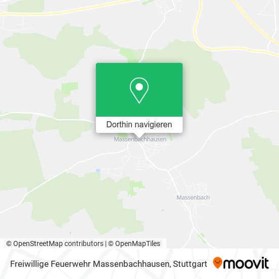 Freiwillige Feuerwehr Massenbachhausen Karte