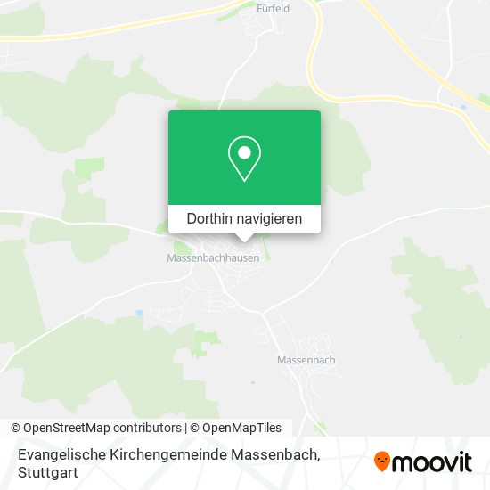 Evangelische Kirchengemeinde Massenbach Karte