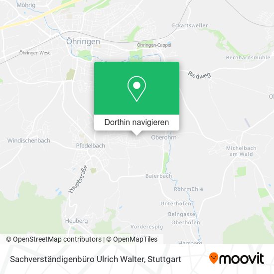 Sachverständigenbüro Ulrich Walter Karte