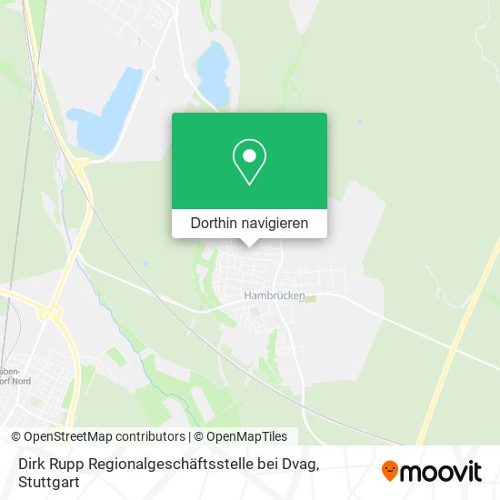 Dirk Rupp Regionalgeschäftsstelle bei Dvag Karte