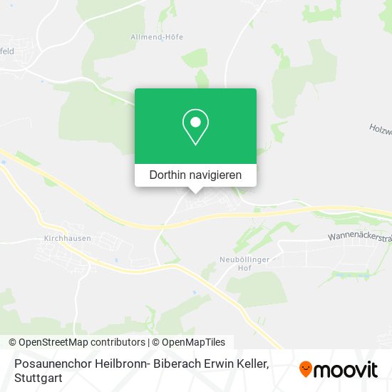 Posaunenchor Heilbronn- Biberach Erwin Keller Karte