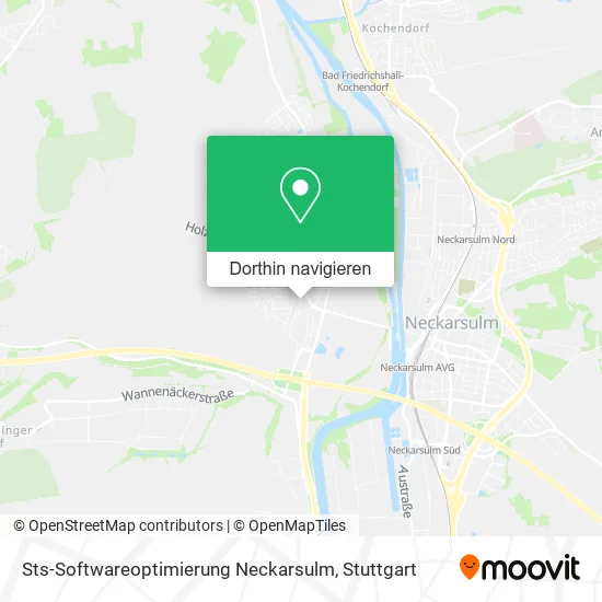 Sts-Softwareoptimierung Neckarsulm Karte
