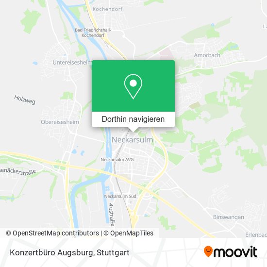 Konzertbüro Augsburg Karte