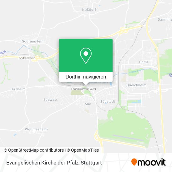 Evangelischen Kirche der Pfalz Karte