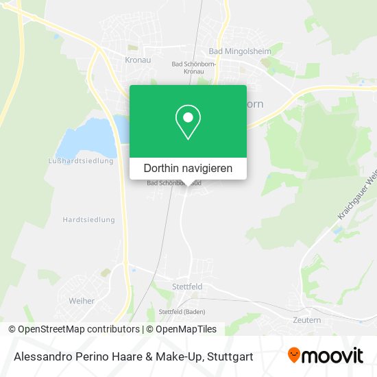 Alessandro Perino Haare & Make-Up Karte