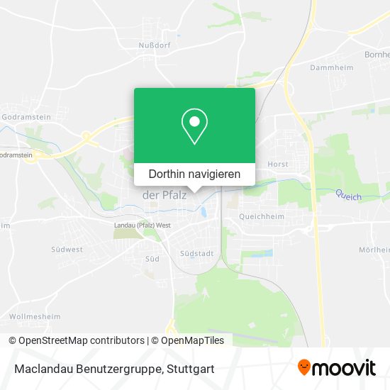 Maclandau Benutzergruppe Karte