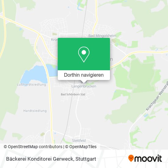 Bäckerei Konditorei Gerweck Karte