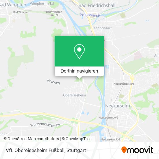 VfL Obereisesheim Fußball Karte