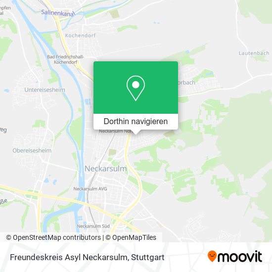 Freundeskreis Asyl Neckarsulm Karte