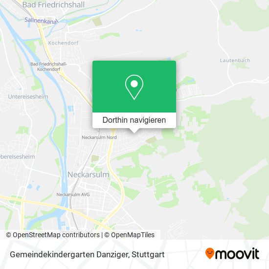 Gemeindekindergarten Danziger Karte
