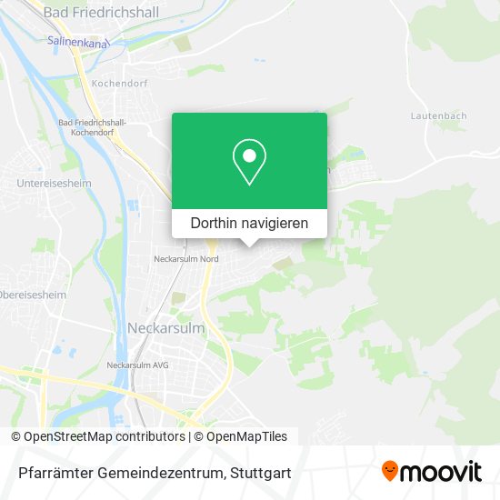 Pfarrämter Gemeindezentrum Karte