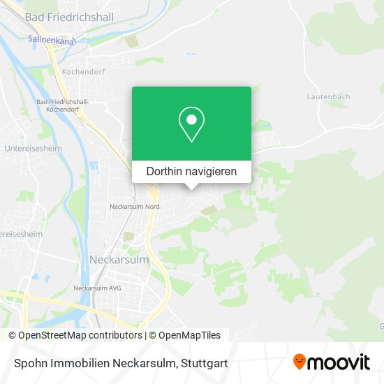 Spohn Immobilien Neckarsulm Karte