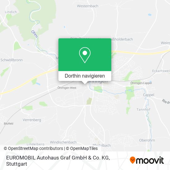 EUROMOBIL Autohaus Graf GmbH & Co. KG Karte