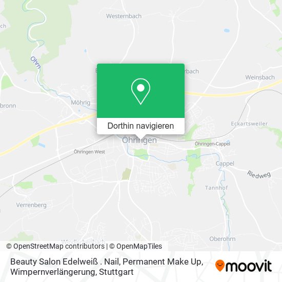 Beauty Salon Edelweiß . Nail, Permanent Make Up, Wimpernverlängerung Karte
