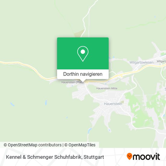 Kennel & Schmenger Schuhfabrik Karte