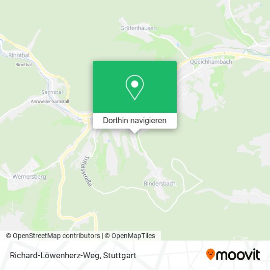 Richard-Löwenherz-Weg Karte
