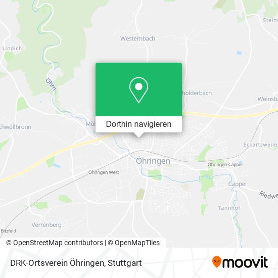 DRK-Ortsverein Öhringen Karte