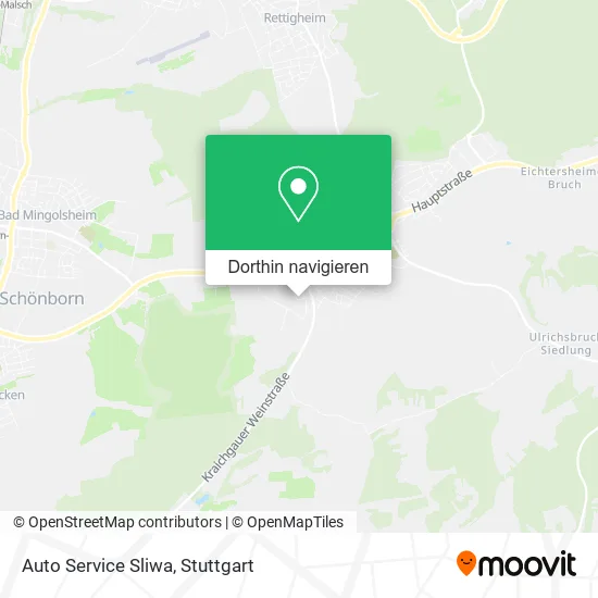 Auto Service Sliwa Karte