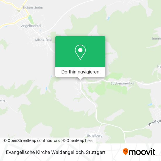 Evangelische Kirche Waldangelloch Karte