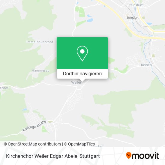 Kirchenchor Weiler Edgar Abele Karte