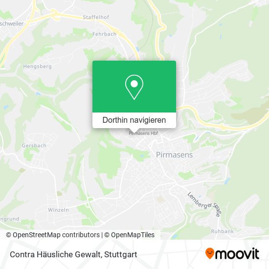 Contra Häusliche Gewalt Karte